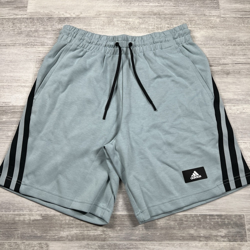 Adidas Originals Men's Medium HC5258 3 Stripes Athletic Shorts Maggre Blue NWOT
